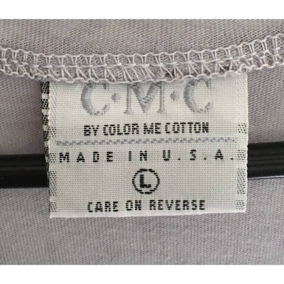 CMC Color Me Cotton Purple Size Large Dress Gray Geometric Sleeveless Womens NEW - Picture 7 of 9